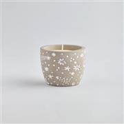 Winter Thyme Celestial Candle Pot