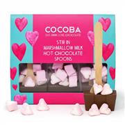 Heart Marshmallow Hot Chocolate Spoon x3