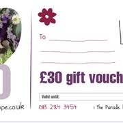 30 Gift voucher 
