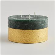 Winter Thyme Scented Gold Half Dipped Multiwick Candle