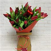 Beauty 20 red tulips 
