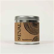 Sandalwood scented tin Candle 