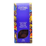 Cocoba Cocoa Dusted Salted Toffee Truffles 