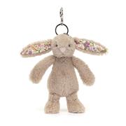 Blossom Beige Bunny Petal Bag Charm