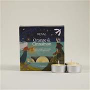 Orange &amp; Cinnamon, Christmas Scented Tealights